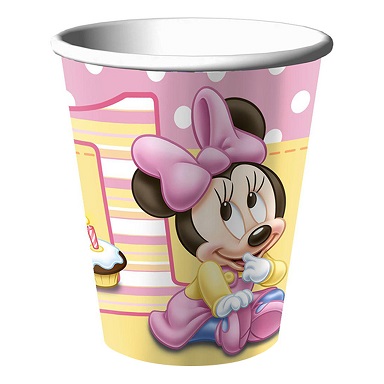 Minnie Mouse 1st Birthday Cold / Hot Cups